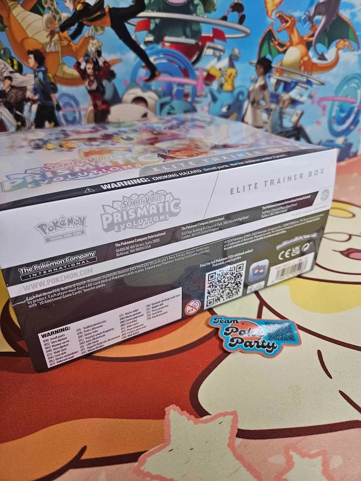 Pokemon Sealed Prismatic Evolutions & Chaos Rising ETBs - photo 5