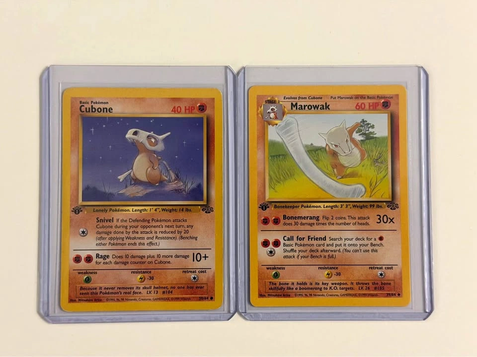 Pokemon Jungle 1st Edition - Cubone & Marowak!