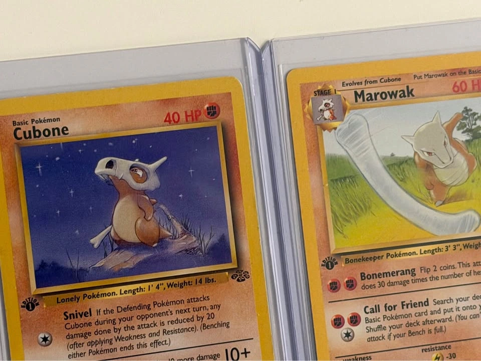 Pokemon Jungle 1st Edition - Cubone & Marowak! - photo 5