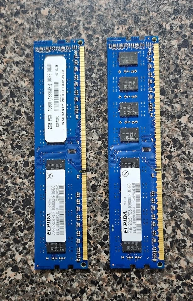 2GB PC3-DDR3 DIMM RAM - ELPIDA-10600U