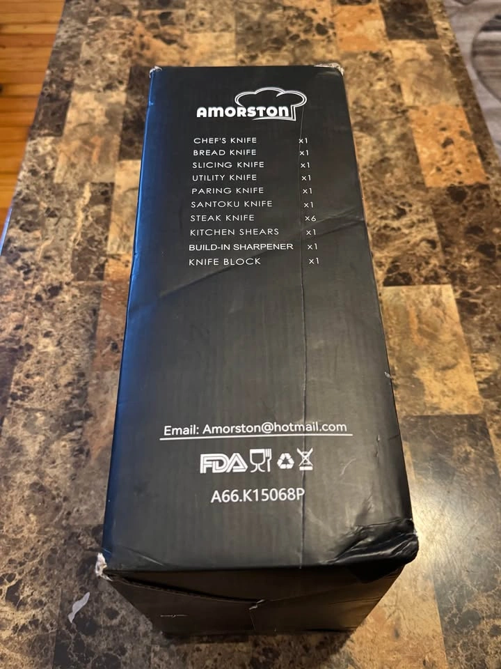 Amorston 15 Pieces Knife Sets - photo 4