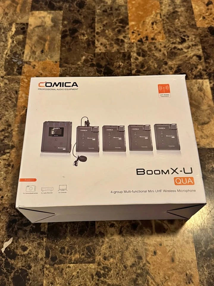 COMICA BoomX-U Qua 4-Channel UHF Wireless Microphone System