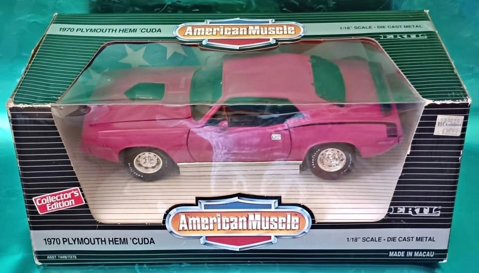 American Muscle 1970 Plymouth Hemi 'Cuda - ERTL - 1:18 Die Cast