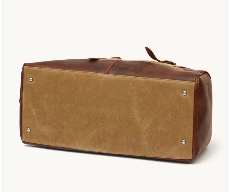 Canvas Travel/Gym Duffle Bag with Leather straps Brand New - photo 5