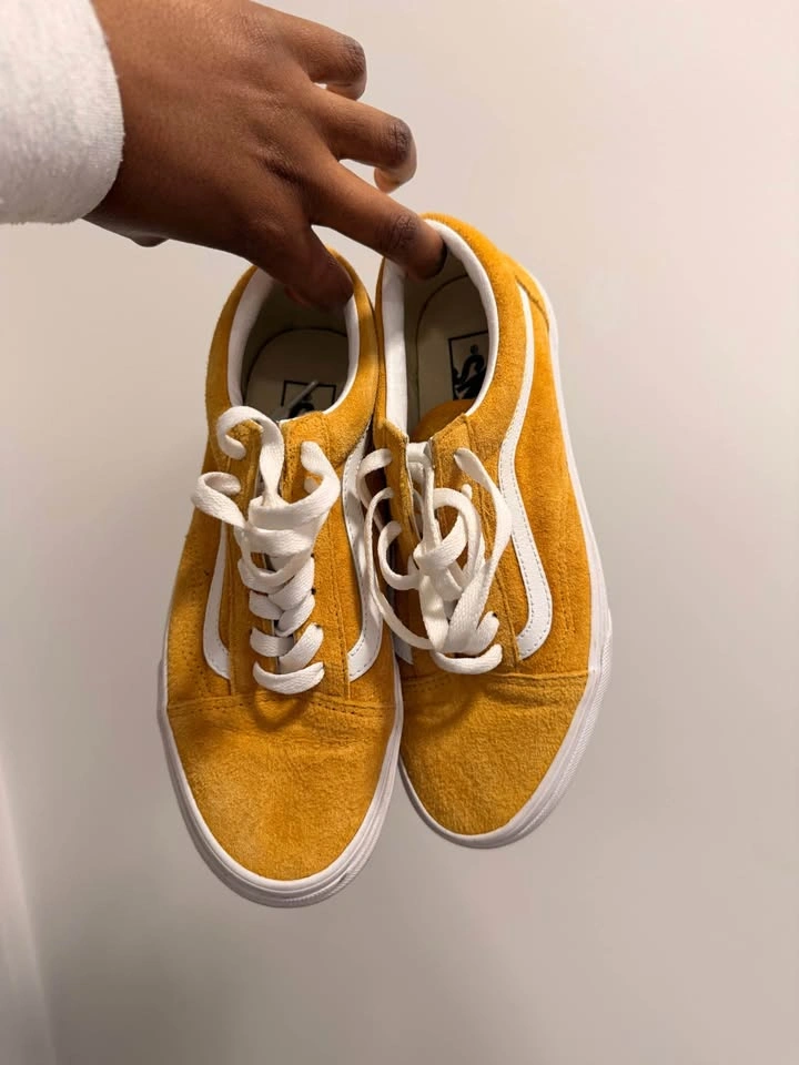 Mustard Yellow Vans size 7.5W / 6 M - photo 3