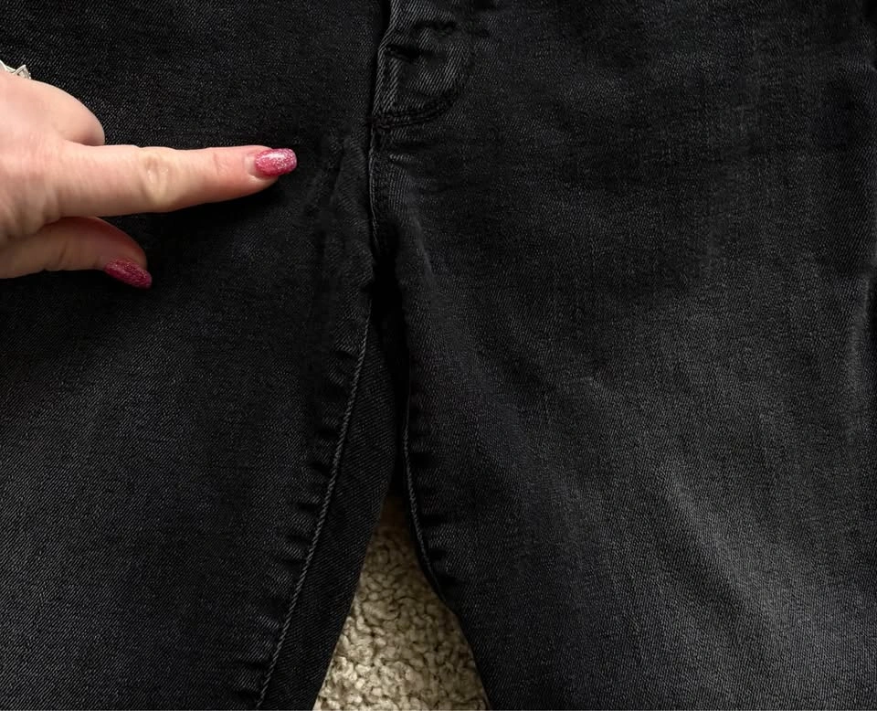 MOTHER The Looker Size 27 Black Skinny Ankle Jeans - photo 4