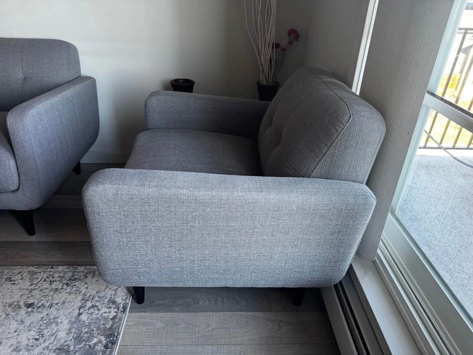 Comfy grey armchair - photo 2