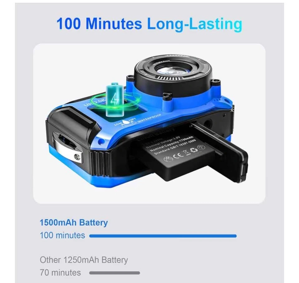 4K Underwater Waterproof Camera - photo 5