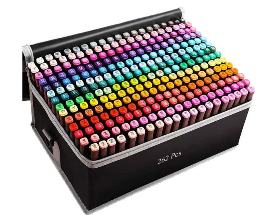 Alcohol Markers Set – Dual Tip Art Markers with Case - photo 2