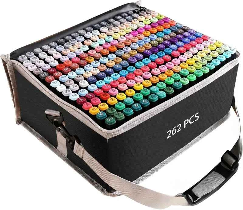 Alcohol Markers Set – Dual Tip Art Markers with Case - photo 5