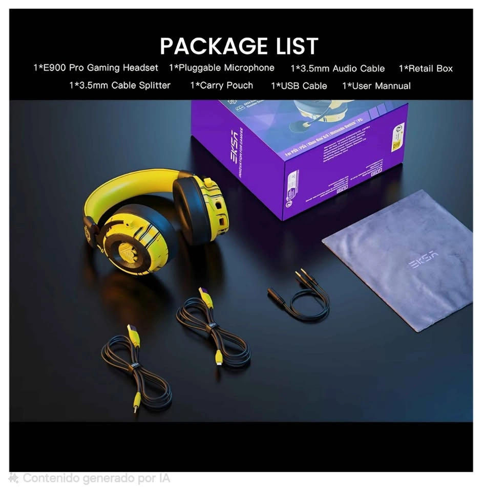 EKSA Gaming Headset – 7.1 Surround Sound - photo 2