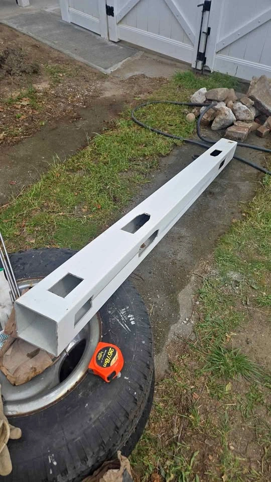 Vinyl fence post