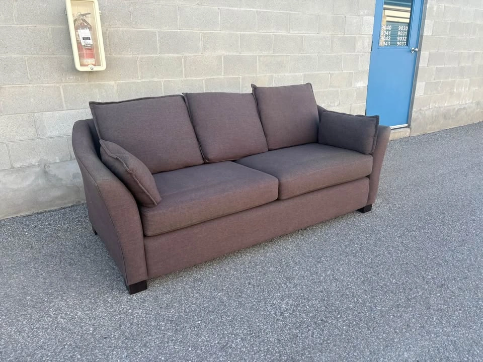 Grey 2 Seater Love Seat Sofa - Free Delivery - photo 2