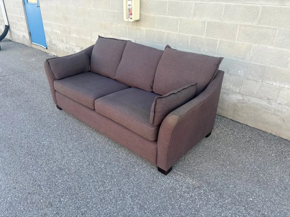 Grey 2 Seater Love Seat Sofa - Free Delivery - photo 3