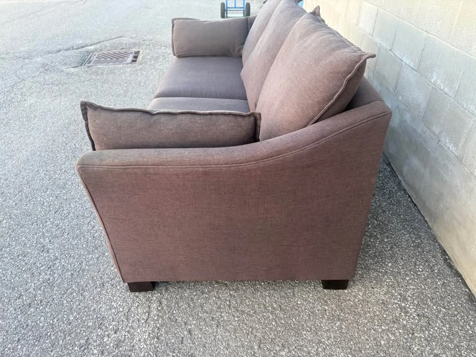 Grey 2 Seater Love Seat Sofa - Free Delivery - photo 4