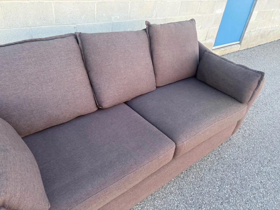 Grey 2 Seater Love Seat Sofa - Free Delivery - photo 5