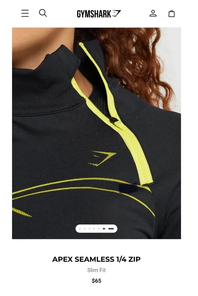 Gymshark APEX SEAMLESS 1/4 ZIP - photo 3