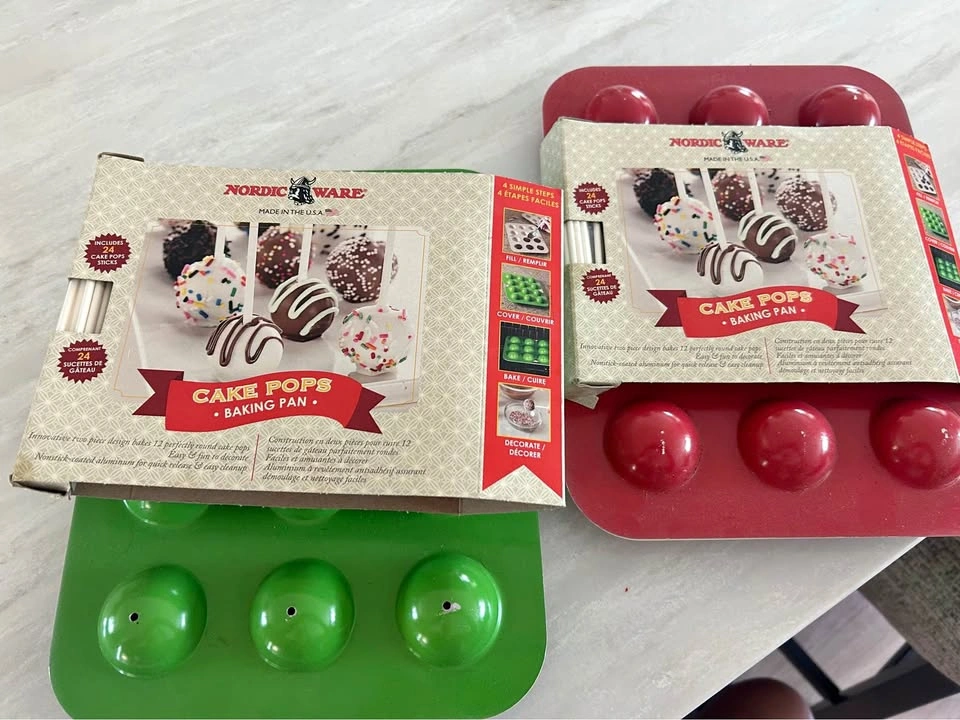Nordic Ware Cake Pop/Donut Hole Baking Pans (2 for $40)