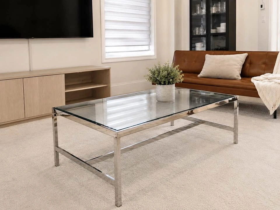 Well Built Glass Coffee Table
