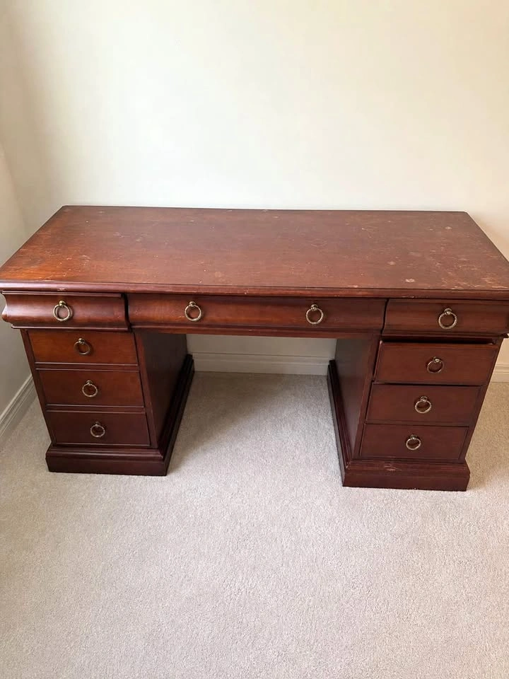 Solid Wood Large Desk