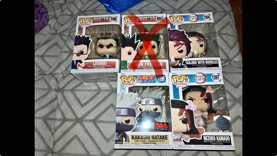 Anime Funko pops (30/$35) price is per unit
