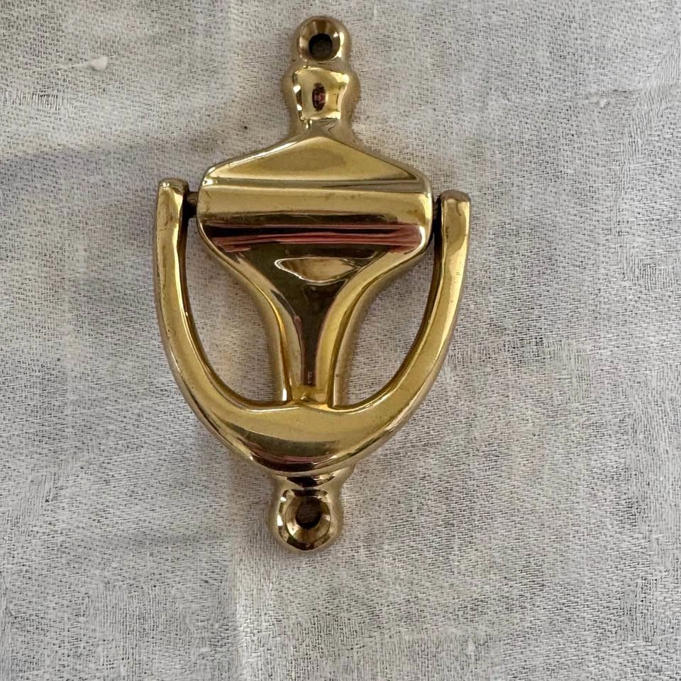 Vintage brass door knocker