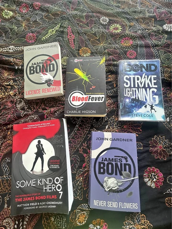 $30 for James Bond Mix of Books