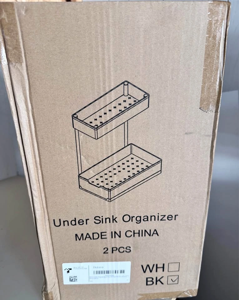Brand New 2 Tier Under Sink Organizer (Black)