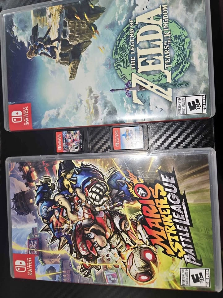 Mario Kart 8, Pokémon Sword, and Mario Strikers Battle League