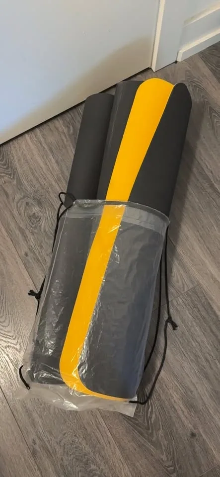 Black Yellow Lole brand Yoga Mat - photo 3