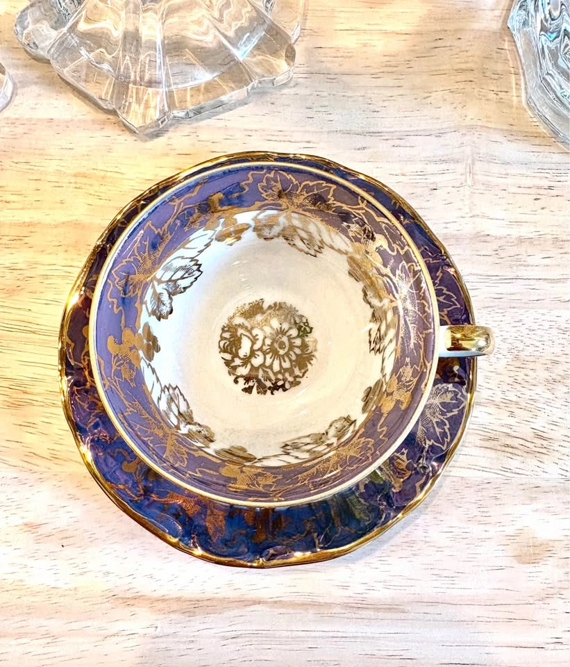 Kunst-Palette Regnitzlosau Bavaria Tea Cup and Saucer Set - photo 2