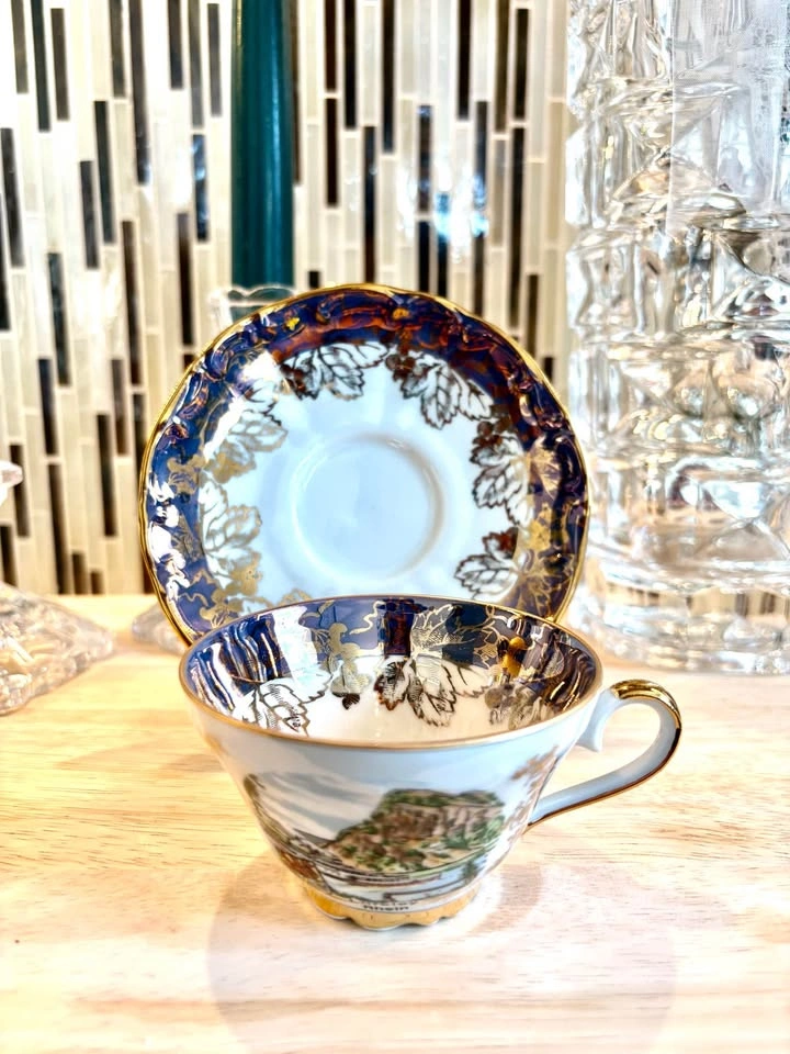Kunst-Palette Regnitzlosau Bavaria Tea Cup and Saucer Set - photo 5