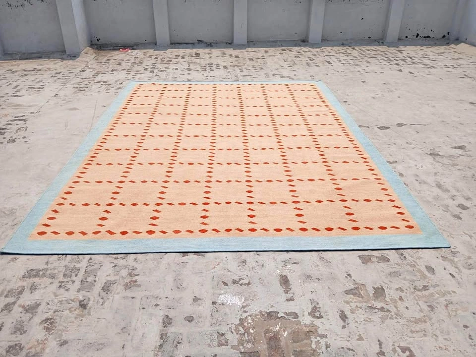 9x12 Handwoven Wool Rug | Scandinavian Modern | New