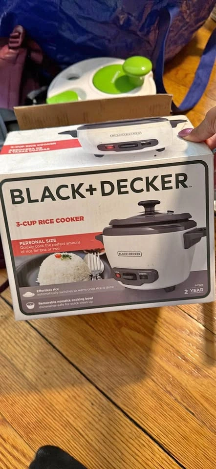 Black & Decker 3 Cup Rice Cooker