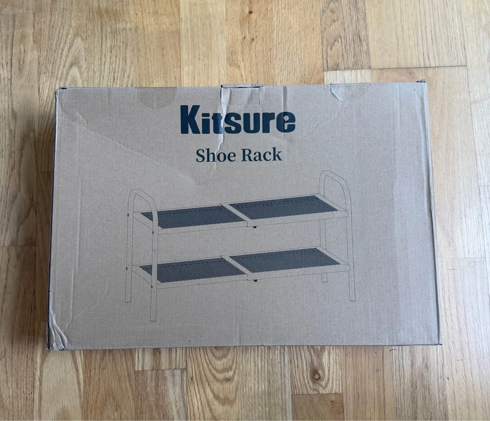 Expandable Shoe Rack - 2-Tier Shoe Storage - photo 3