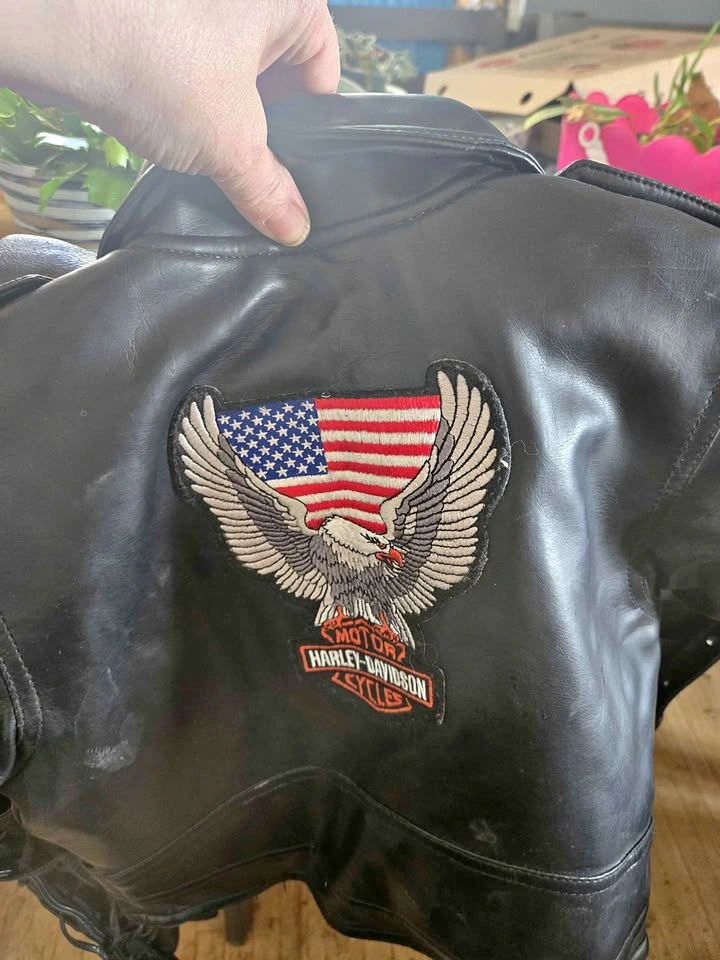 Harley-Davidson Black Leather child's jacket.