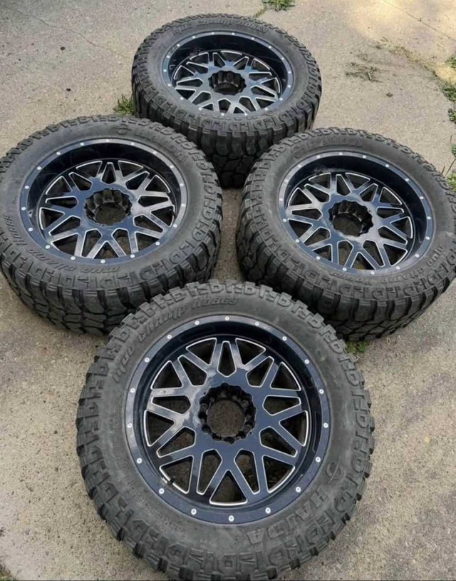 XF off-road rims and mud tires 6x139.7/6x135