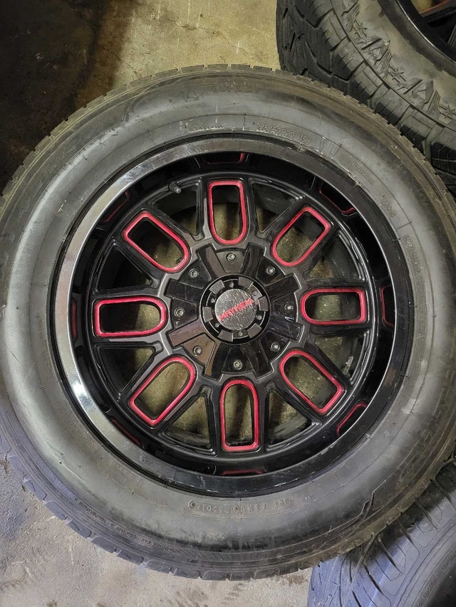 20 inch Mayhem Rims & tires 6x139.7/ 6x135 - photo 3