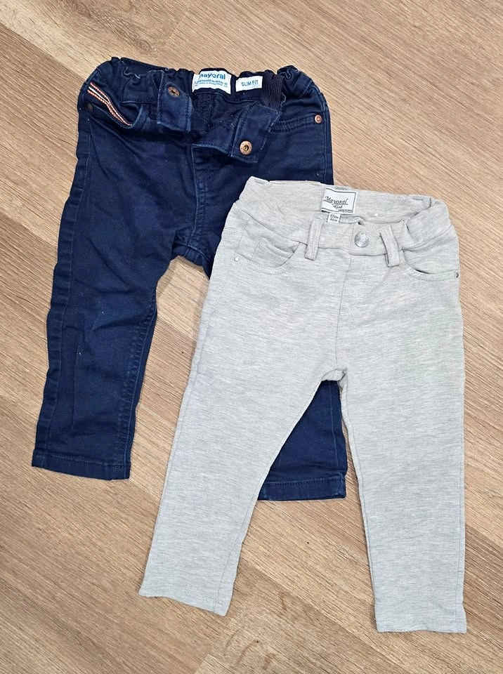 Mayoral Baby Pants Bundle 7-12m