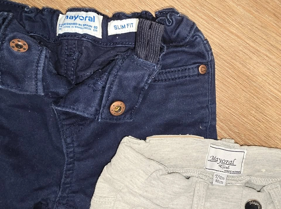 Mayoral Baby Pants Bundle 7-12m - photo 2