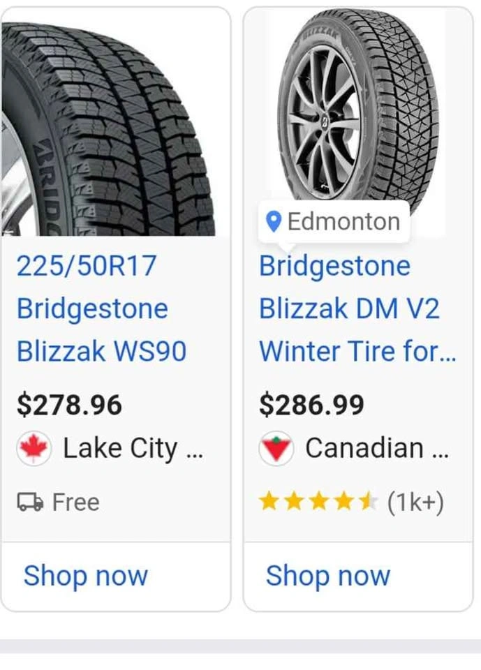 Subaru rims on Bridgestone blizzaks winter tires 225 50 17 - photo 4