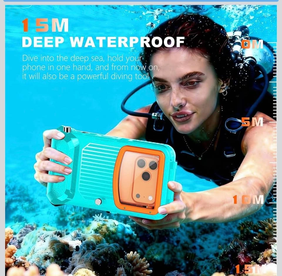 Universal Diving Phone Case for 5.4"-6.9", 15m/50ft Underwater - photo 2