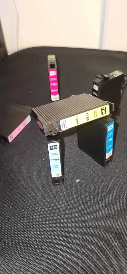 Set of 6 Epson Ink Cartridges (T781-T786) - photo 4