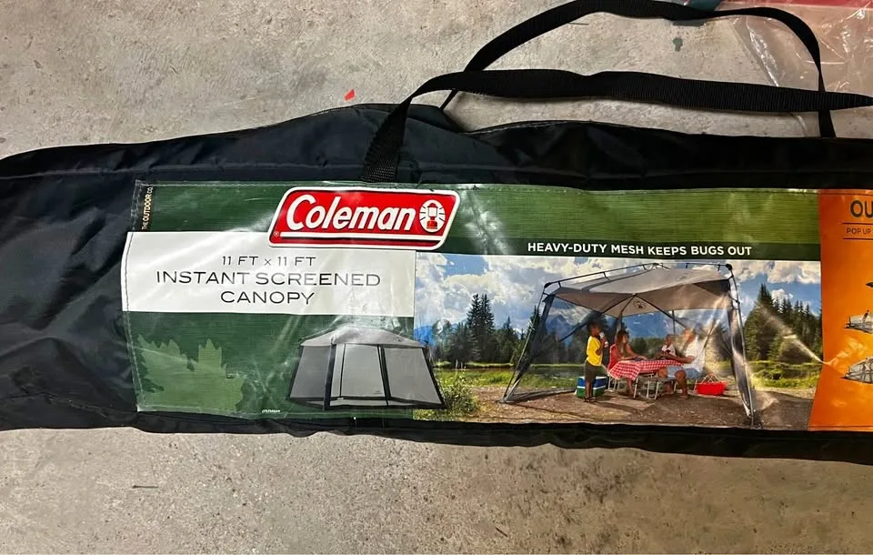 Coleman Instant Screened Canopy 11x11 ft