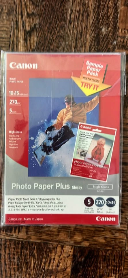 Canon Photo Paper Plus Glossy & Pro 4x6 Sample Packs - photo 3