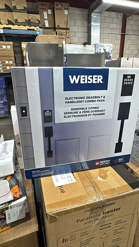 WEISER ELECTRONIC DEADBOLT HANDLE SET
