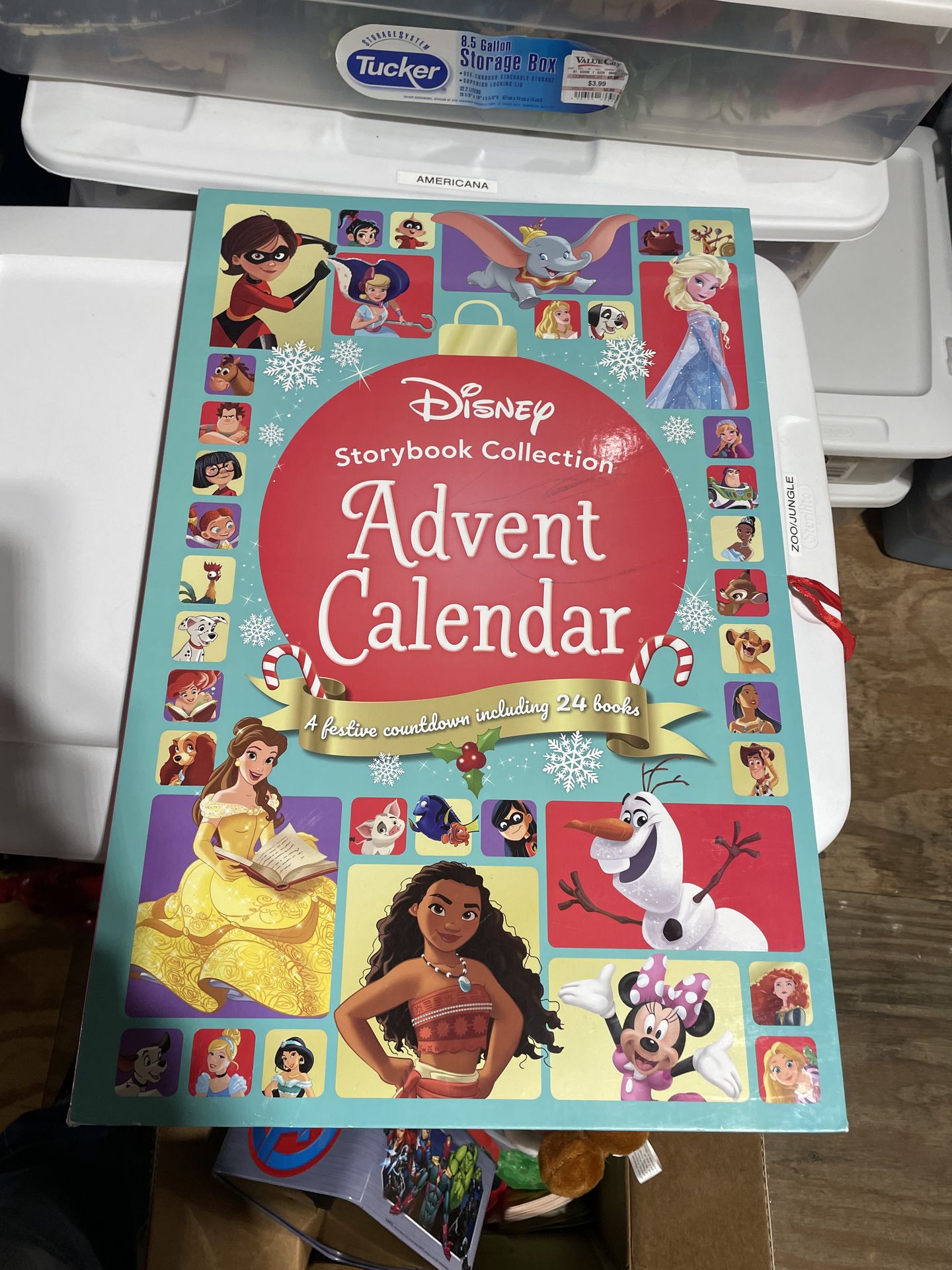 2 Disney book Advent calendars