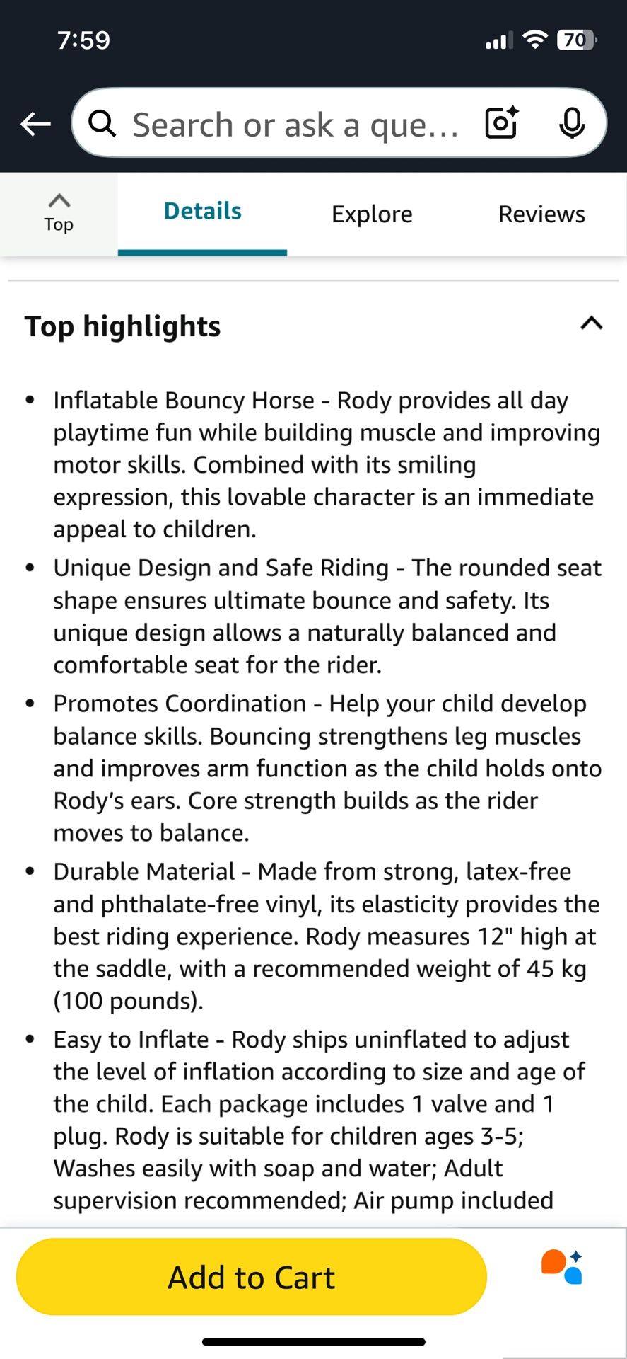 Rody Horse with Wheel Base - photo 5