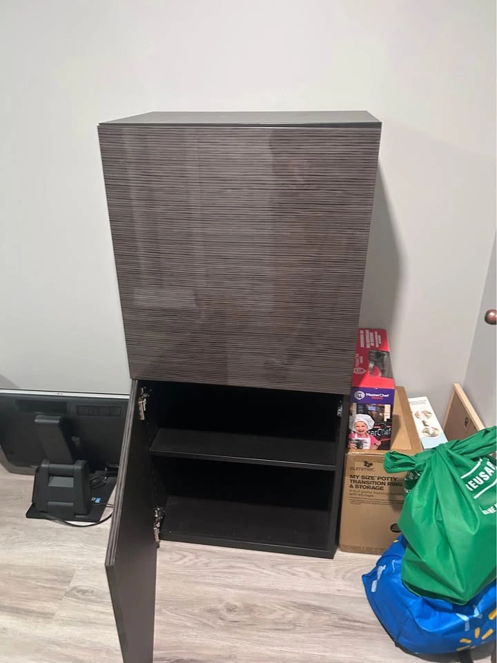 Modern Dark Brown Storage Cabinet / Cupboard - photo 4