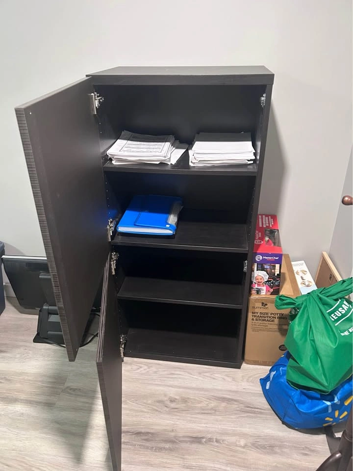 Modern Dark Brown Storage Cabinet / Cupboard - photo 5